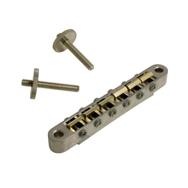 スカッド ギター ブリッジ GE104BAN-BS300 ギター用ブリッジ ニッケル レリック仕様 ...