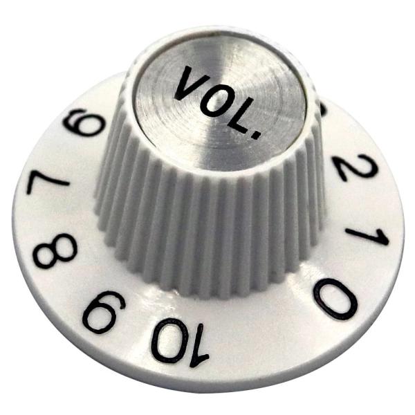 SCUD スカッド KW-260V ハットノブ コントロールノブ ボリューム ホワイト