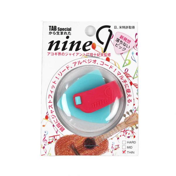 TAB nine9 ON119-LBxP THIN ライトブルーxピンク サムピック フィンガーピッ...