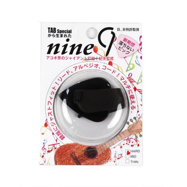 TAB nine9 TE126-MBKXGY HARD メタリックブラックxグレー サムピック フィ...