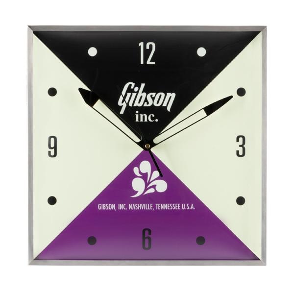 Gibson ギブソン Vintage Lighted Wall Clock Gibson Inc....