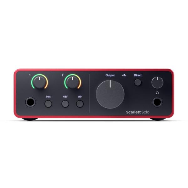 Focusrite Scarlett Solo 4th Gen オーディオインターフェイス