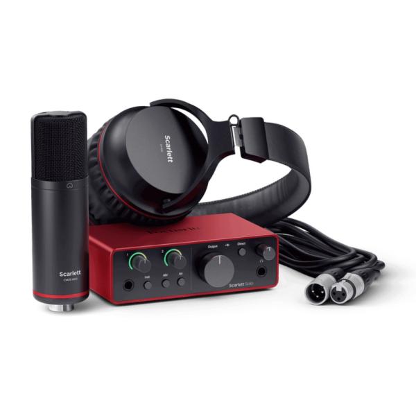 Focusrite Scarlett Solo Studio 4th Gen オーディオインターフェ...