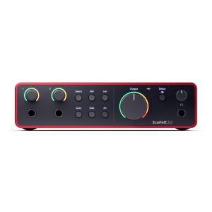 Focusrite Scarlett 2i2 4th Gen オーディオインターフェイス｜chuya-online