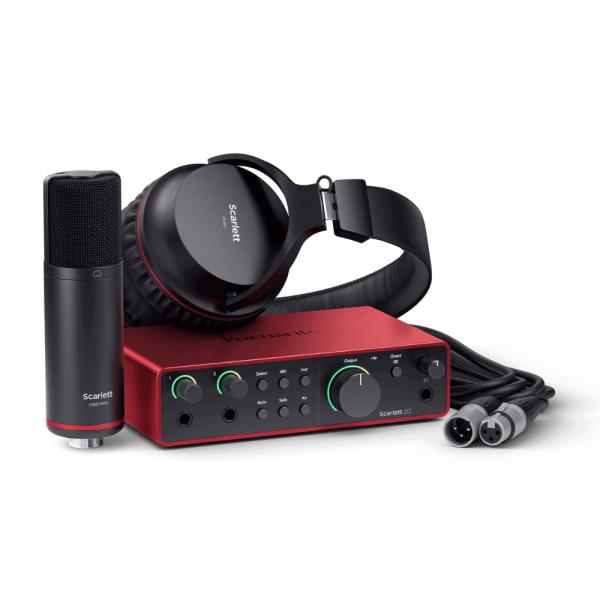 Focusrite Scarlett 2i2 Studio 4th Gen オーディオインターフェイ...