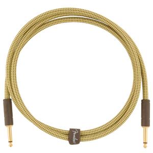 Fender フェンダー Deluxe Series Instruments Cable SS 5ft（1.5m） Tweed ギターケーブル｜chuya-online チューヤオンライン