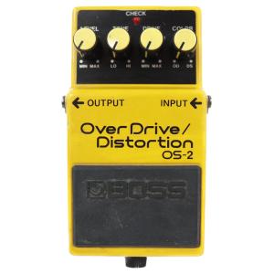 【中古】 オーバードライブ ディストーション エフェクター BOSS OS-2 OverDrive Distortion ギターエフェクター｜chuya-online