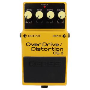 【中古】オーバードライブ ディストーション エフェクター BOSS OS-2 OverDrive Distortion ギターエフェクター｜chuya-online