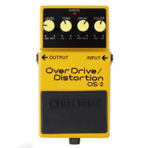 【中古】オーバードライブ ディストーション エフェクター BOSS OS-2 OverDrive Distortion ギターエフェクター｜chuya-online