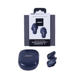 【中古】 イヤホン BOSE QUIET COMFORT EARBUDS II MIDNIGHT BLUE ノイズキャンセリングイヤホン ミッドナイトブルー｜chuya-online