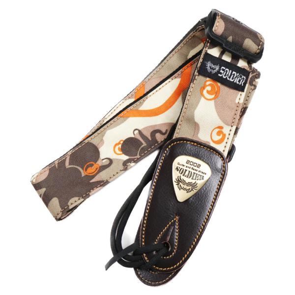 Soldier Strap ソルジャーストラップ STP-BB-1306 デザイン1 ギターストラッ...