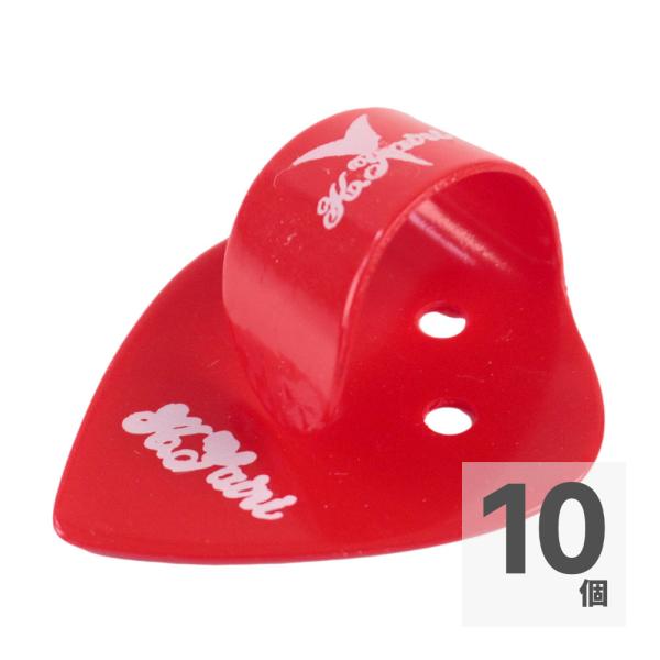 K.YAIRI POP型ピック サムピック M レッド 10枚セット