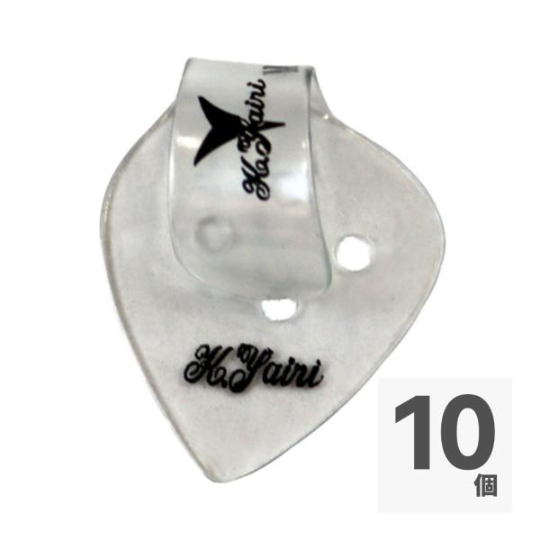 K.YAIRI POP型ピック サムピック M 透明 10枚セット