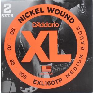 ダダリオ D'Addario EXL160TP/Medium 2セットパック ベース弦｜chuya-online