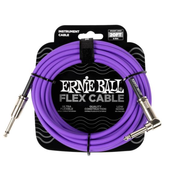 ERNIE BALL アニーボール EB 6466 FLEX CABLE 20FT SA PR 20...