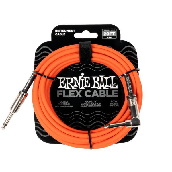 ERNIE BALL アニーボール EB 6467 FLEX CABLE 20FT SA OR 20...
