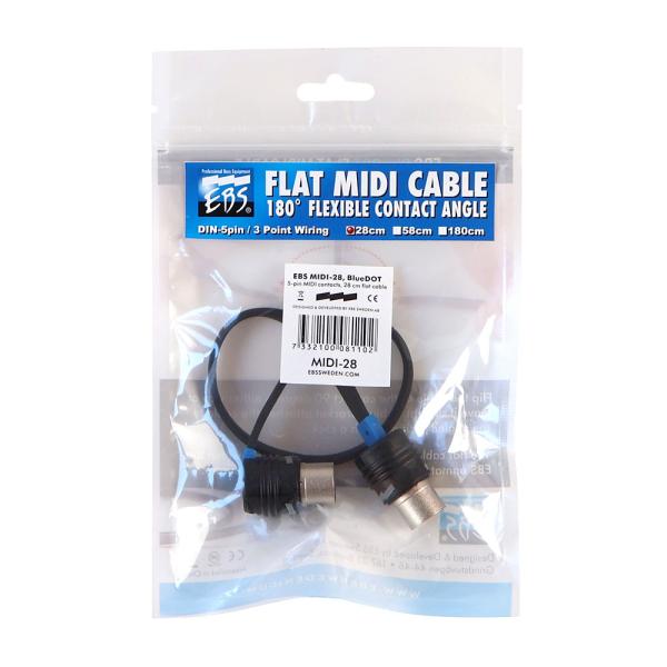 EBS MIDI-28 MIDI フラットケーブル
