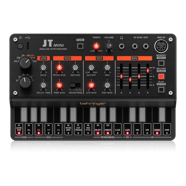 BEHRINGER JT MINI シンセサイザー 3VCO/マルチモードVCF/アルペジエーター/...