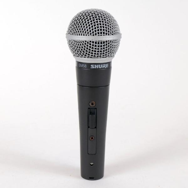 中古 マイク ダイナミックマイク SHURE SM58SE スイッチ付き  シュアー 58 ゴッパ ...