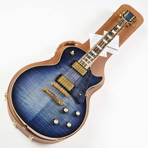 中古 エレキギター Momose ML-Premium/FT BL-B 極上杢目のフレイムトチトップ...