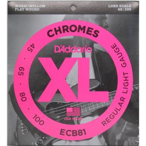 ダダリオ D'Addario ECB81/フラットワウンド エレキベース弦