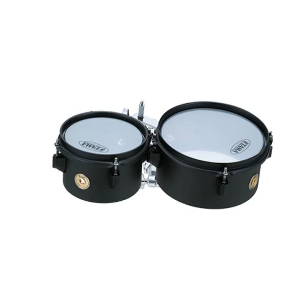 TAMA タマ MT68STBK Black Steel Mini Tymps 6"x4"+8x4"...