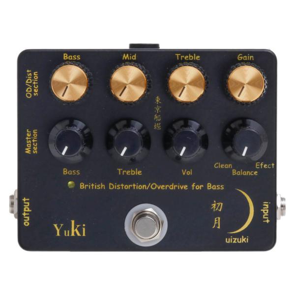 YUKI ユキ 初月-UIZUKI- ディストーション オーバードライブ ベース用エフェクター