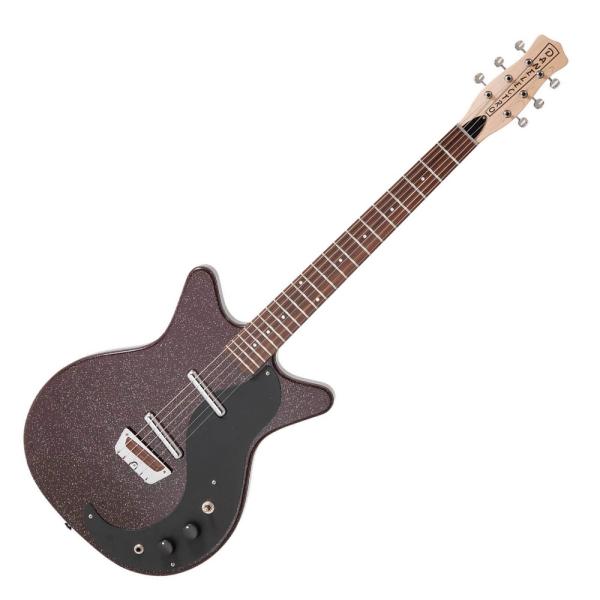 Danelectro ダンエレクトロ GLITTER '59 MAROON/SILVER エレキギタ...