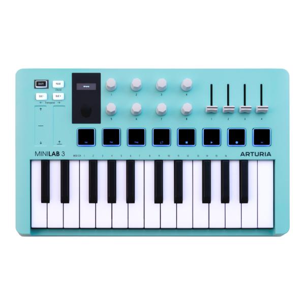 ARTURIA MiniLab 3 Aquamarine USB/MIDIキーボード パッド コント...