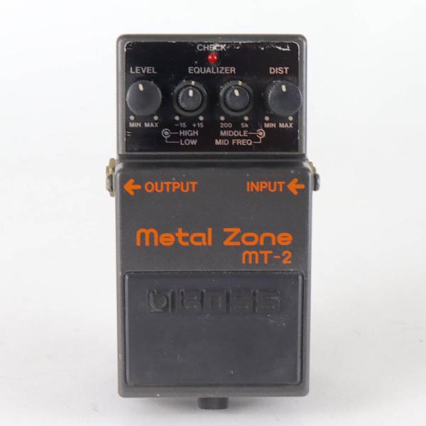 中古 メタルゾーン エフェクター BOSS MT-2 Metal Zone ボス ギターエフェクター