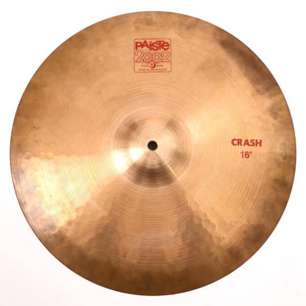 中古 クラッシュシンバル パイステ PAISTE 2002 Crash 16インチ クラッシュシンバ...