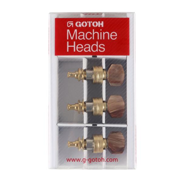 ゴトー GOTOH UPT-UB8-GG ウクレレ用ペグ ゴールド ギアペグ