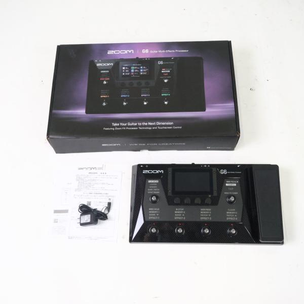 中古 エフェクター ZOOM G6 ギターマルチエフェクター ズーム