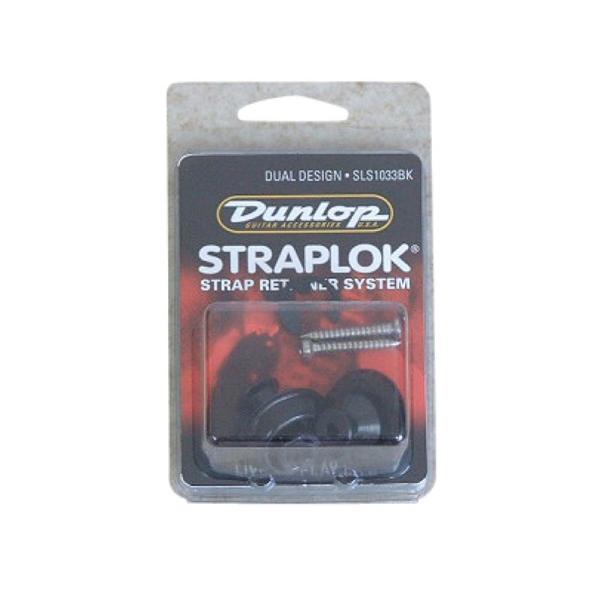 ギターストラップピン ロックピン JIM DUNLOP SLS1033BK ブラック ギターストラッ...