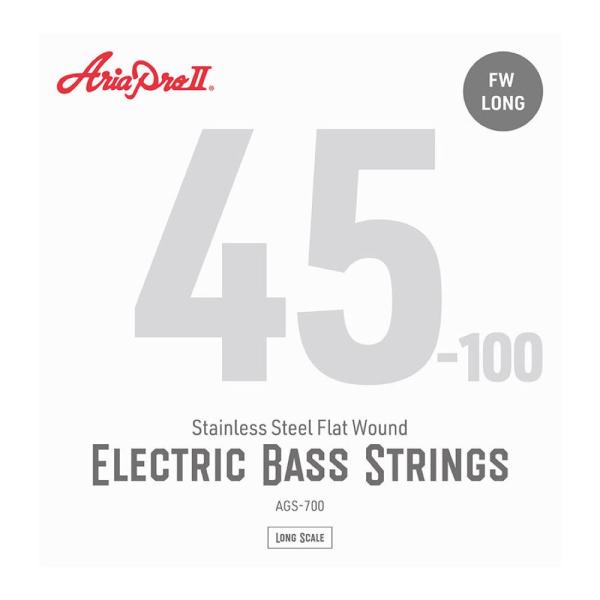 AriaProII AGS-700 フラットワウンド エレキベース弦
