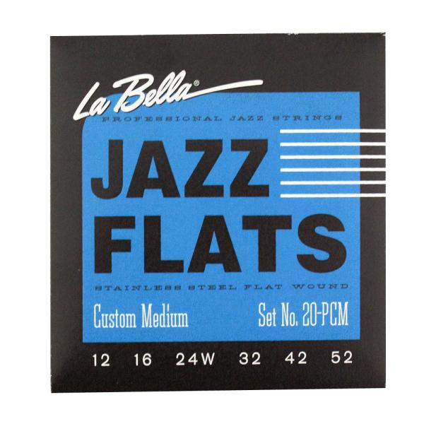 ラベラ 弦 1セット La Bella 20PCM Flat Wound Custom Medium...