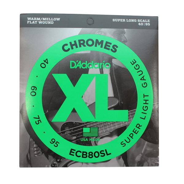 ダダリオ D'Addario ECB80SL フラットワウンド エレキベース弦