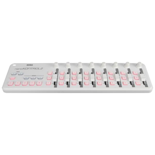 MIDIコントローラー ミキサー コルグ KORG nanoKONTROL2-WH USB-MIDI...