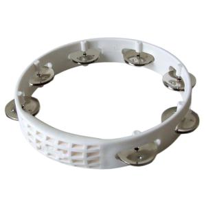 モンキータンバリン 皮なしタイプ 木製 20cm ベル6組タイプ タンバリン