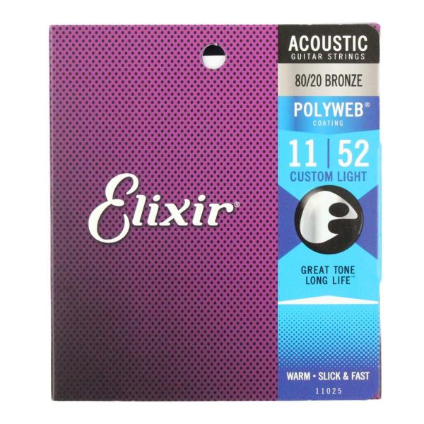 エリクサー ELIXIR 11025 ACOUSTIC POLYWEB Custom Light 1...