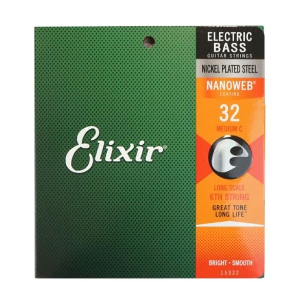 エリクサー ELIXIR 15332 Custom String Shop NANOWEB Medi...