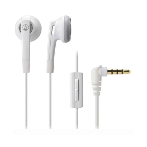 オーディオテクニカ AUDIO-TECHNICA ATH-C505iS WH スマートフォン用インナ...