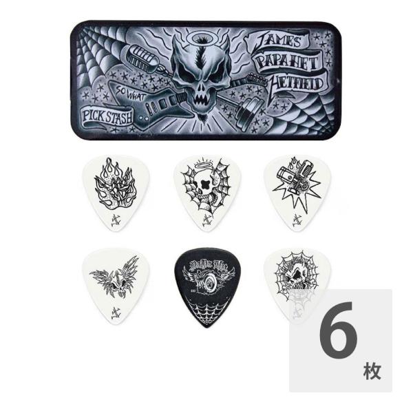 ギターピック 6枚 セット ジムダンロップ 0.88mm James Hetfield Signat...