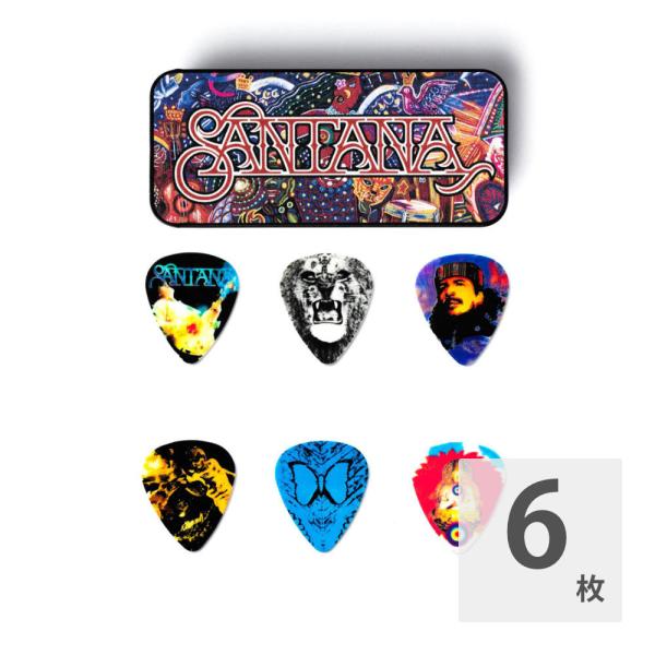 ギターピック 6枚 セット ジムダンロップ ミディアム NO.27361 SANPT01M Sant...