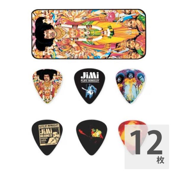 ギターピック 12枚 セット JHPT02M Jimi Hendrix BOLD AS LOVE M...