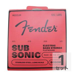Fender Bass Strings Stainless Steel Flatwound 9050M 55-105 エレキベース弦