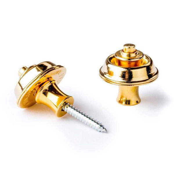 JIM DUNLOP SLS1104G ゴールド ストラップロックピン ギターストラップロック