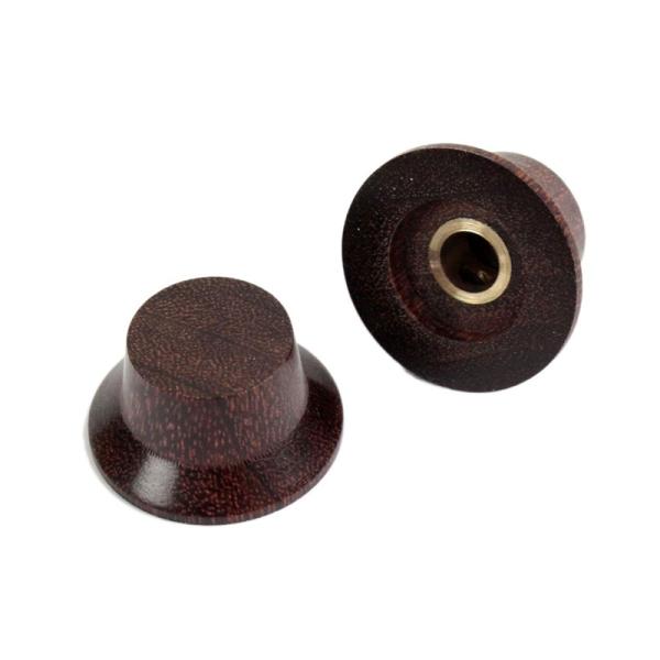 ギターパーツ ノブ モントルー Rosewood Top Hat knob set (2) ver....