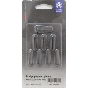 プラネットウェイブス ギター ブリッジピン ＆ エンドピン セット エボニー PWPS2 Ebony...