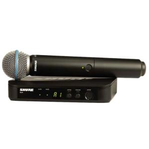 シュアー ワイヤレスマイク SHURE BLX24/BETA58 ハンドヘルド型ワイヤレスシステム ベータ58 シュア ボーカルマイク｜chuya-online